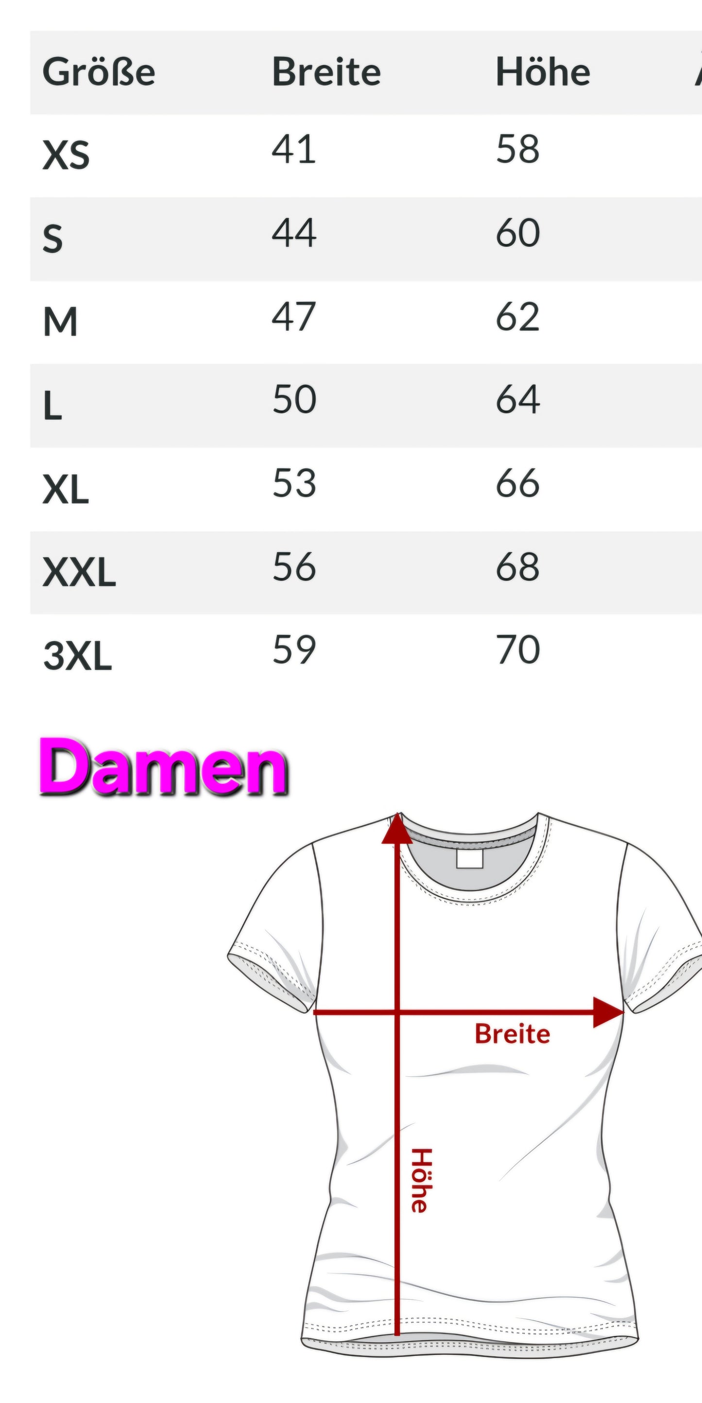 Tshirt Erwachsene
