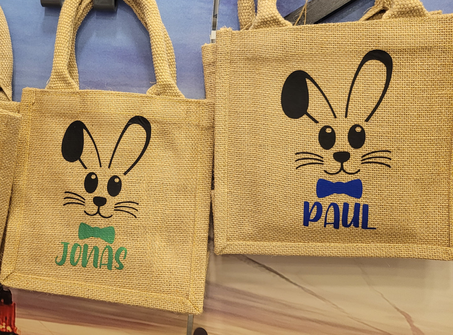 Jute Geschenktasche 20x20x12 cm