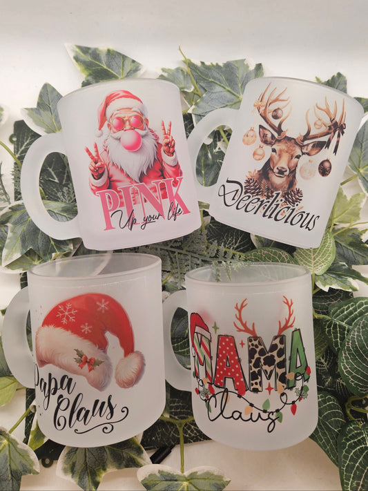 Glastasse satiniert