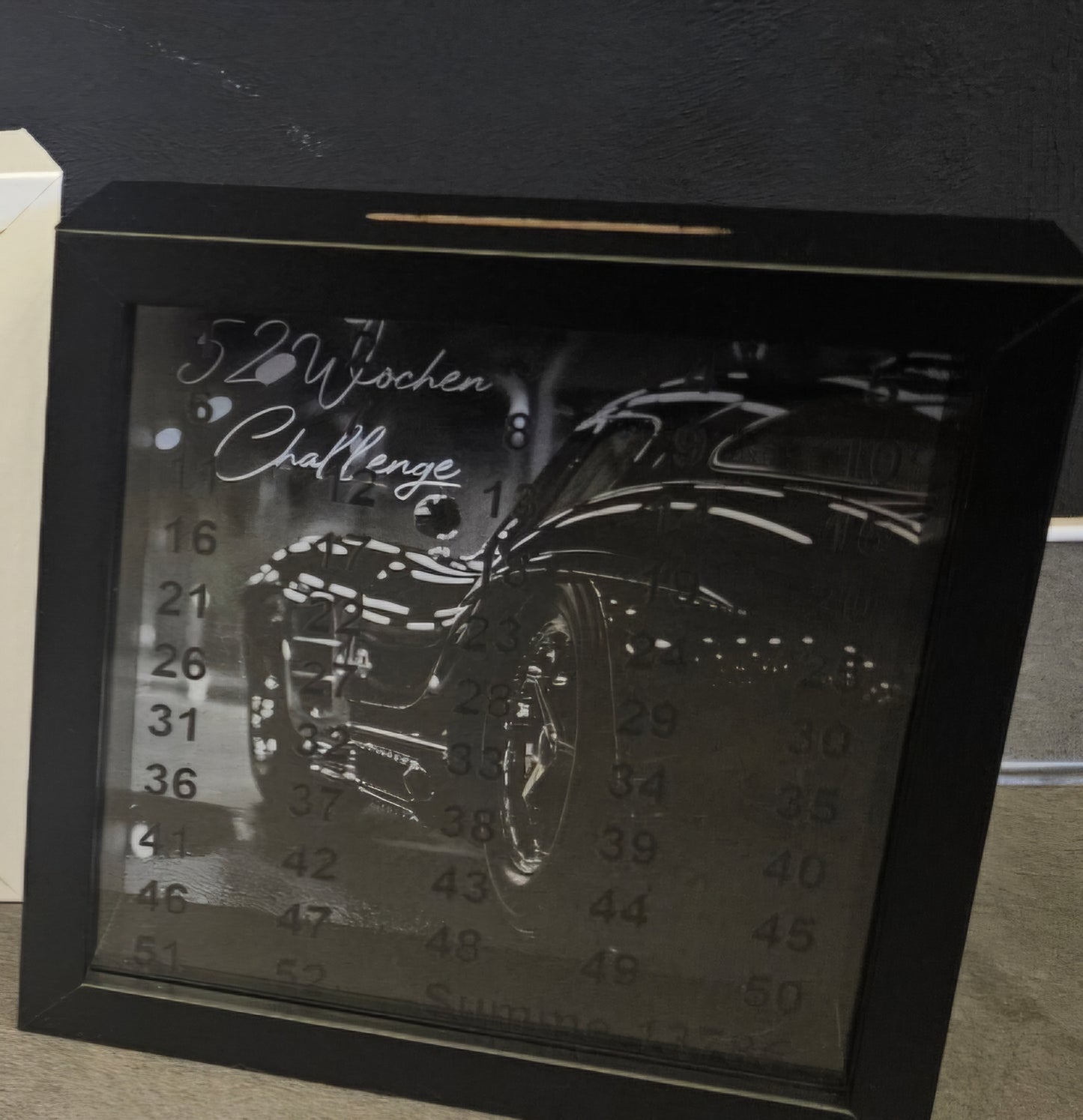 Sparrahmen / Sparchallenge 52 Wochen