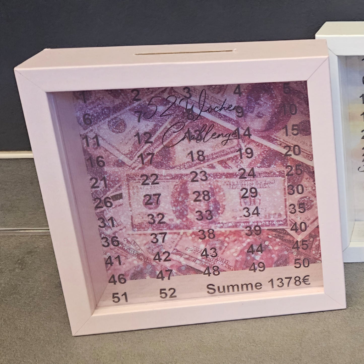 Sparrahmen / Sparchallenge 52 Wochen