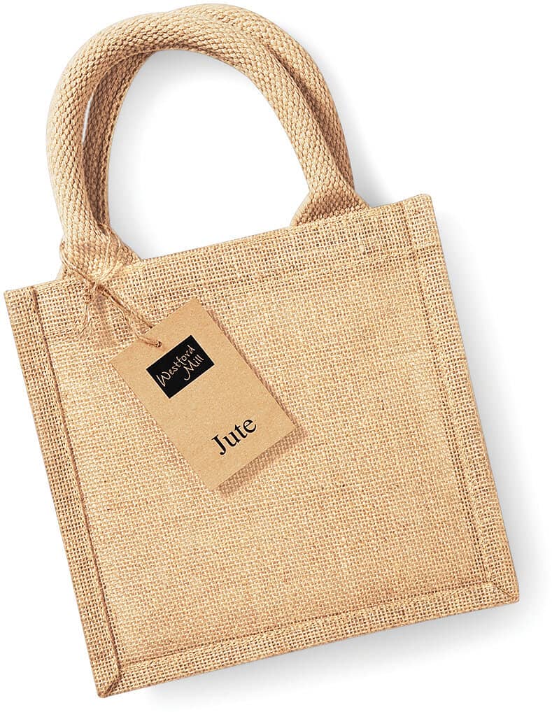 Jute Geschenktasche 20x20x12 cm