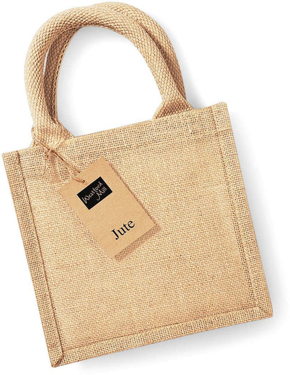 Jute Geschenktasche 20x20x12 cm